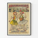 Vintage poster Ambassadeurs Labakan & Omar Oosterse acrobaten