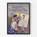 Vintage poster Amerika, Ireland Loves You – Patriotische muurdecoratie