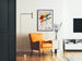 Kleurrijk ontwerp poster Amsterdam Kleurenstad voor moderne muurdecoratie
