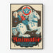 Vintage poster of Animator Pschorr-Bräu Munich for wall decoration