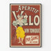 Vintage poster Aperitief Fiets Wijn Tonic Pure Bloed van de Druif