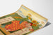 Poster Kalender April Mei Juni met Vintage Bloemenillustratie