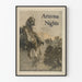 Vintage Western Poster Arizona Nights Cavalier on Horseback