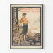 Soviet Retro Work and Industry Wall Poster