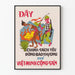 Vietnamese propagandaposter in kleurrijke figuratieve stijl