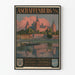 Aschaffenburg on the Main Poster with Castle and River
