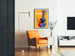 Decoratief poster Atchafalaya met gekleurde gitaar