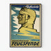 Vintage poster van Beierse luchtvaart Aufwärts Oberbayerische Flugspende