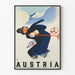 Vintage Austrian ski poster