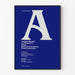 Minimalist Blue Reading Poster NIH