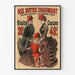 Vintage poster of Aux Buttes Chaumont – Fashion and period costumes