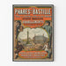 Vintage poster The Bastille Lighthouse - Parisian wall decoration