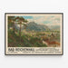 Vintage poster Bad Reichenhall, thermale station en alpine kuur — ingelijst kunstwerk aan de muur