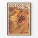 Vintage poster Badan & Cie Genève elegante wanddecoratie