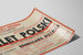 Vintage poster van het Poolse ballet - Voorstellingen 1938 in het Operahuis van Warschau — weergave van het kunstwerk