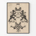 Heraldische Poster Antoni Van Dijck Vintage Muurdecoratie