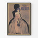 Vintage poster van barones Norka Rouskaya Muziek en Poëzie