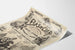 Vintage poster van leren broek, groots drama met spektakel