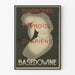 Vintage medische poster Thyroïdo-ovariële syndromen Basedowine