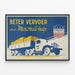 Vintage poster Better Transport door Marshall — ingelijst kunstwerk aan de muur