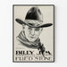 Vintage Billy Jim style Western poster in black and white