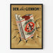 Vintage Poster Zwarte Prins Tabaksreclame 20 Sigaretten
