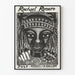 Silkscreen Poster Rachael Romero - Style Block Prints Black and White