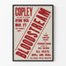 Vintage theaterposter Bloodstream in rood en wit