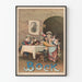 Vintage poster Bock convivial scene in tavern