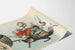Vintage poster van Bock Beer met danseres en geit