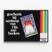 Boekenweek Gift Poster for Book Purchase — framed artwork on a wall