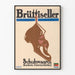 Vintage Poster Brüttiseller Swiss Shoes