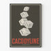 Vintage poster Cacodyline Jammes typografische kubussen