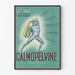Vintage poster Calmopelvine - Reclameposter voor zetpillen