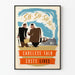 Vintage poster Careless Talk Costs Lives voor muurdecoratie