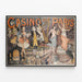 Vintage poster Casino de Paris 16 Rue de Clichy — ingelijst kunstwerk aan de muur