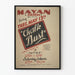 Vintage theaterposter Mayan 'Chalk Dust' 1936