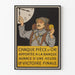 Vintage militair poster - Gouden munt en ultieme overwinning