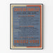 Vintage Familiechef Wandposter - Verklaring en Toewijding