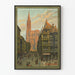 Vintage Poster of Alsace and Lorraine Railways Strasbourg