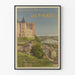 Vintage poster van de Orléans-spoorwegen - De Pyreneeën