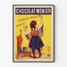 Vintage Chocolat Menier Poster - Retro Muurdecoratie