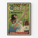 Vintage poster of Normandy pure cider Rotrou Brothers