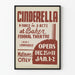 Vintage theaterposter van Assepoester, retro muurdecoratie