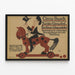 Vintage Circus Busch 1910 Poster – Retro Muurdecoratie — ingelijst kunstwerk aan de muur