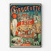 Vintage Circus Summer Poster Festive Picnic