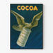 Vintage muurposter van Houten's Pure Soluble Cocoa