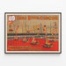 Vintage poster Circus Cole Bros. Nelson Family — ingelijst kunstwerk aan de muur
