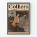 Vintage poster Collier's 1903 Art Deco style