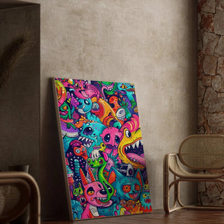 Pop Art Affiche - Chromatische Explosie